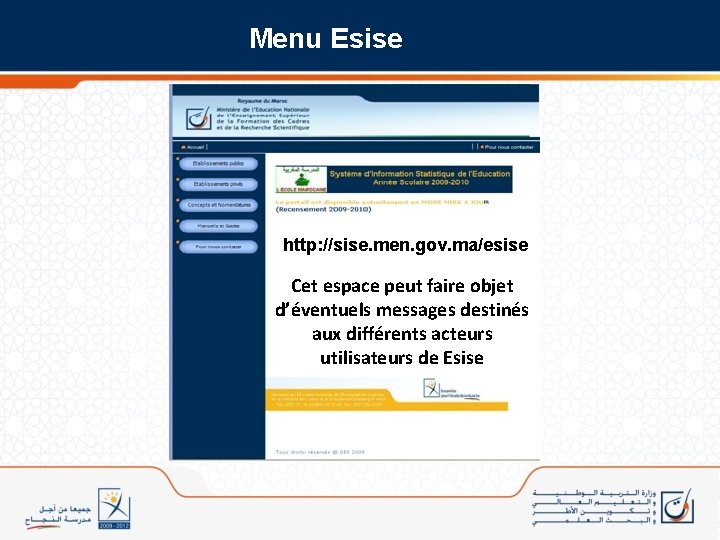 Esise Esise Est Le Programme De Recensement Du