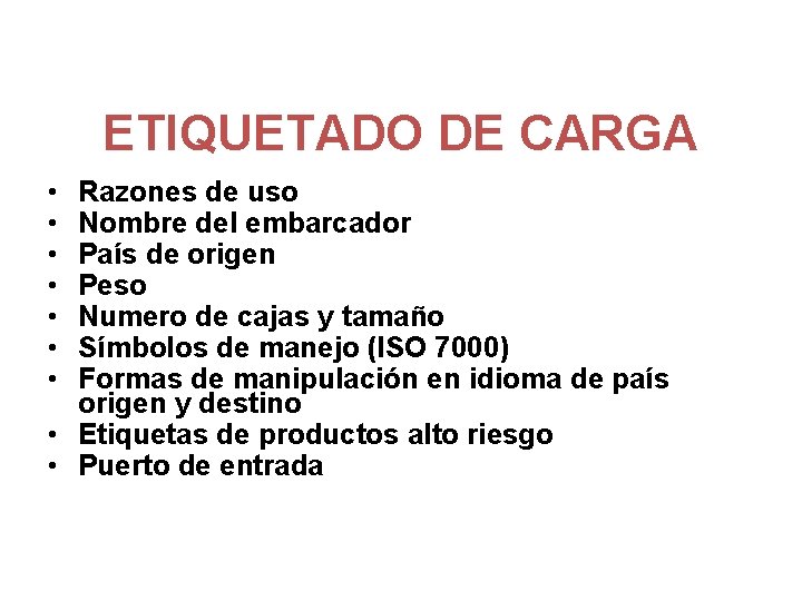 FUNDAMENTOS DE LOGISTICA DE EMPACADO Y EMBALAJE CONTROL