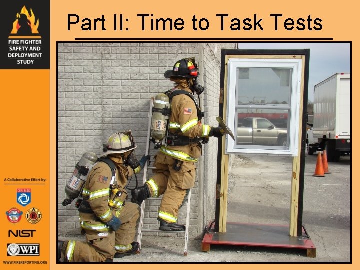 Part II: Time to Task Tests 