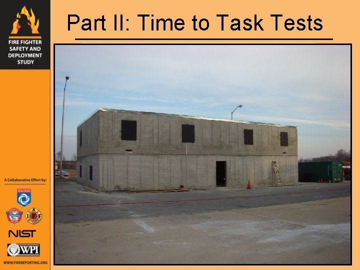 Part II: Time to Task Tests Burn Room 