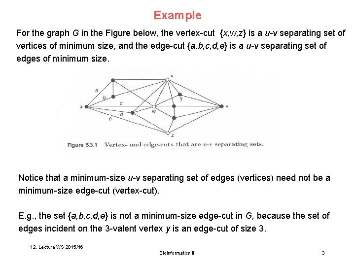 V 12 Mengers Theorem Borrowing Terminology From Operations