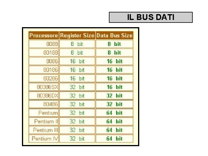 IL BUS DATI 