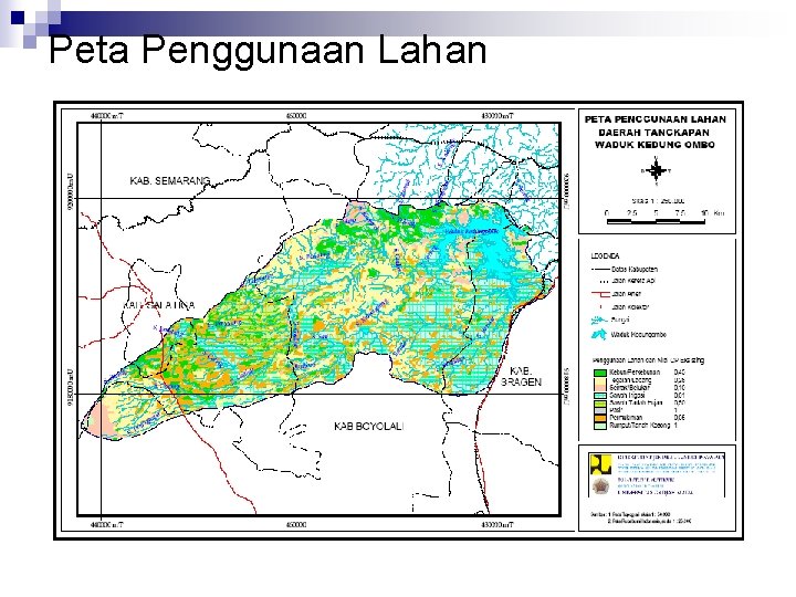 Peta Penggunaan Lahan 