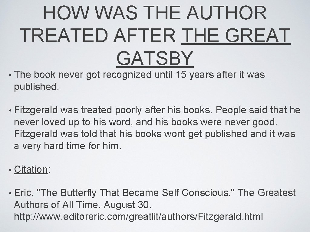 Reactions To The Great Gatsby By Caitlyn Ali Reactions To The Great Gatsby By Caitlyn Ali
