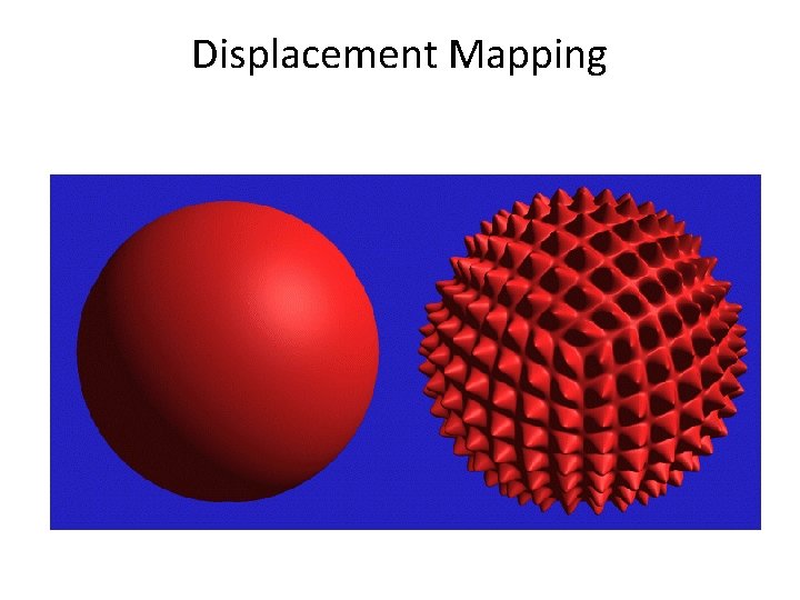 Displacement Mapping 