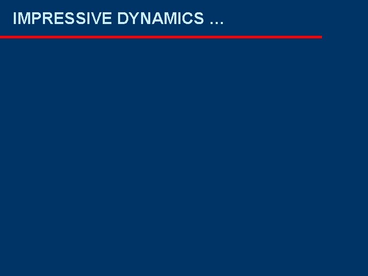IMPRESSIVE DYNAMICS … IMPRESSIVE DYNAMICS …