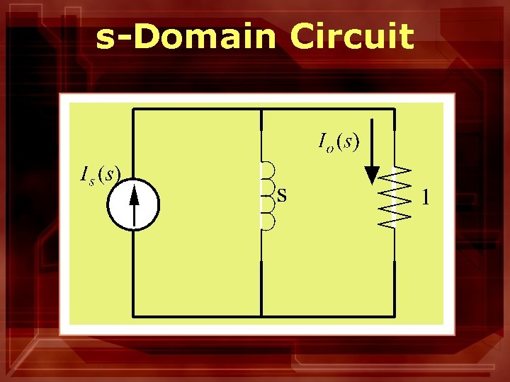 s-Domain Circuit 