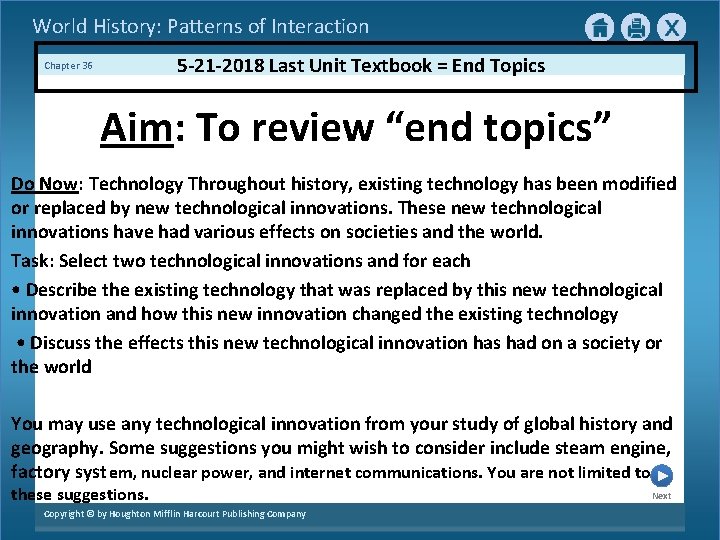 World History Patterns of Interaction 5 21 2018