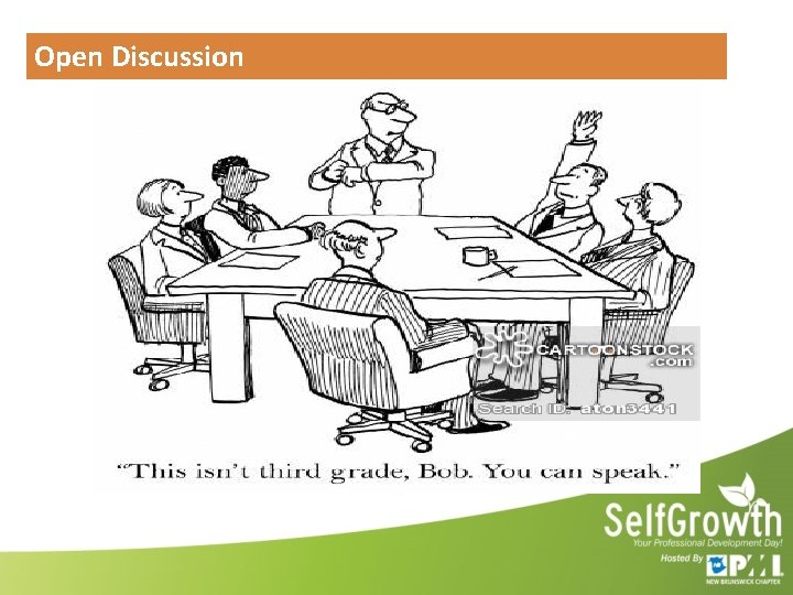 Open Discussion Open Discussion