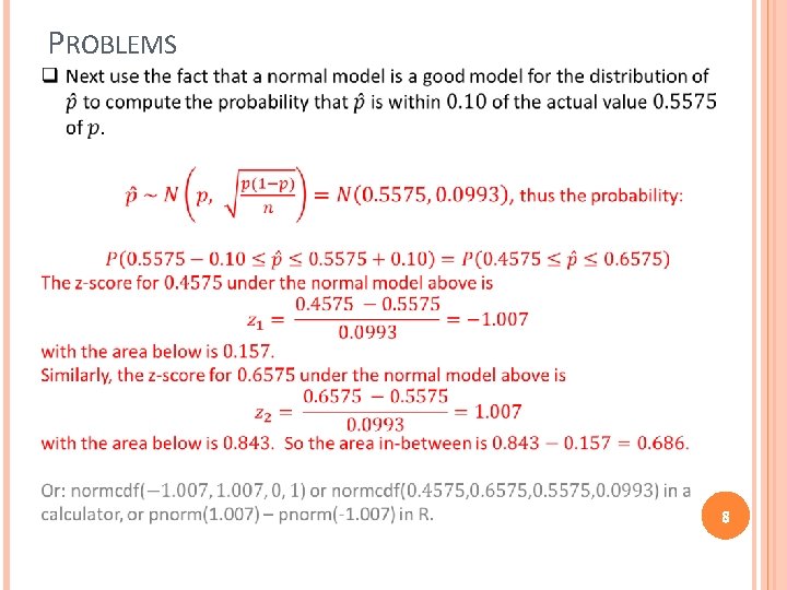 PROBLEMS 8 