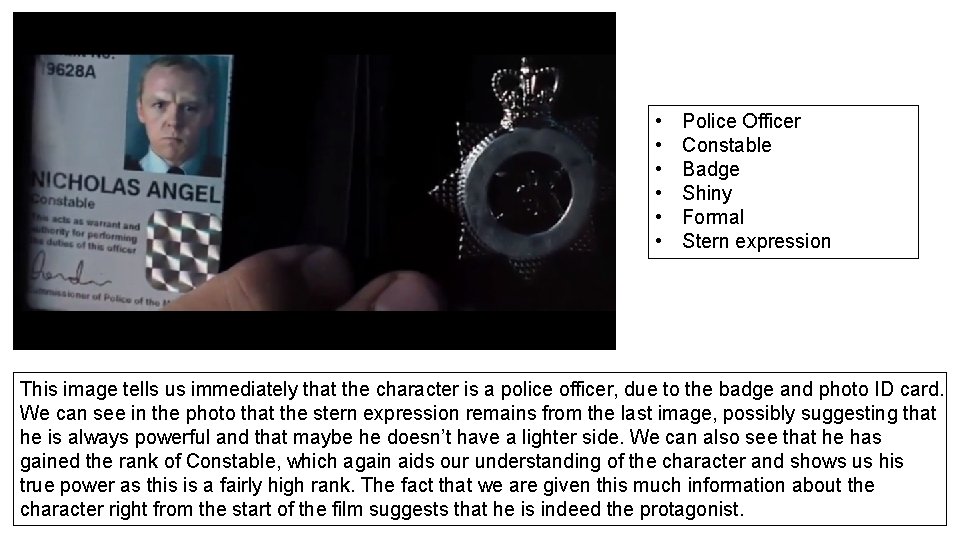 • • • Police Officer Constable Badge Shiny Formal Stern expression This image • • • Police Officer Constable Badge Shiny Formal Stern expression This image