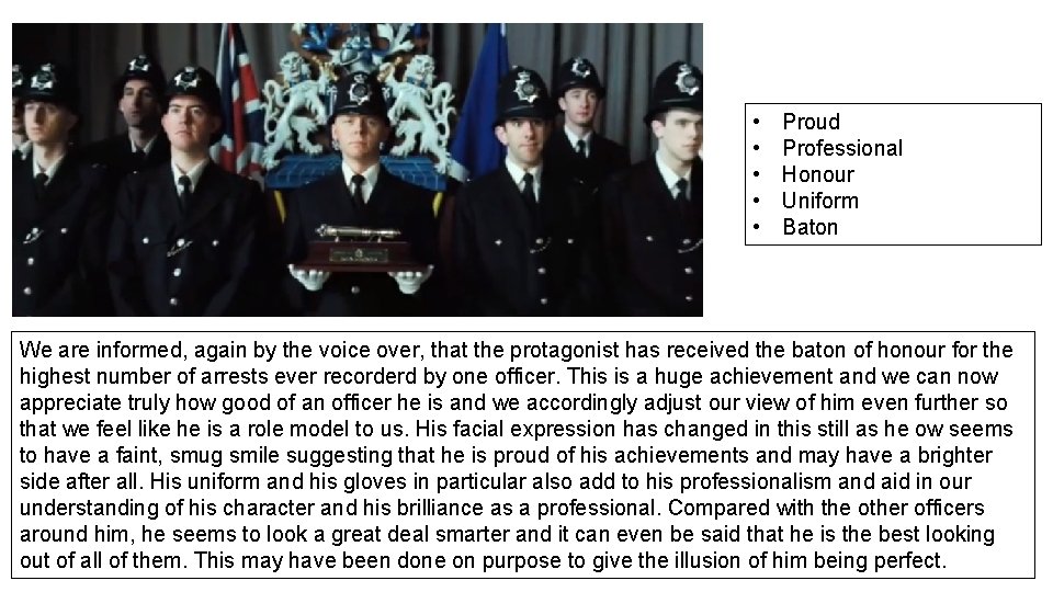 • • • Proud Professional Honour Uniform Baton We are informed, again by • • • Proud Professional Honour Uniform Baton We are informed, again by