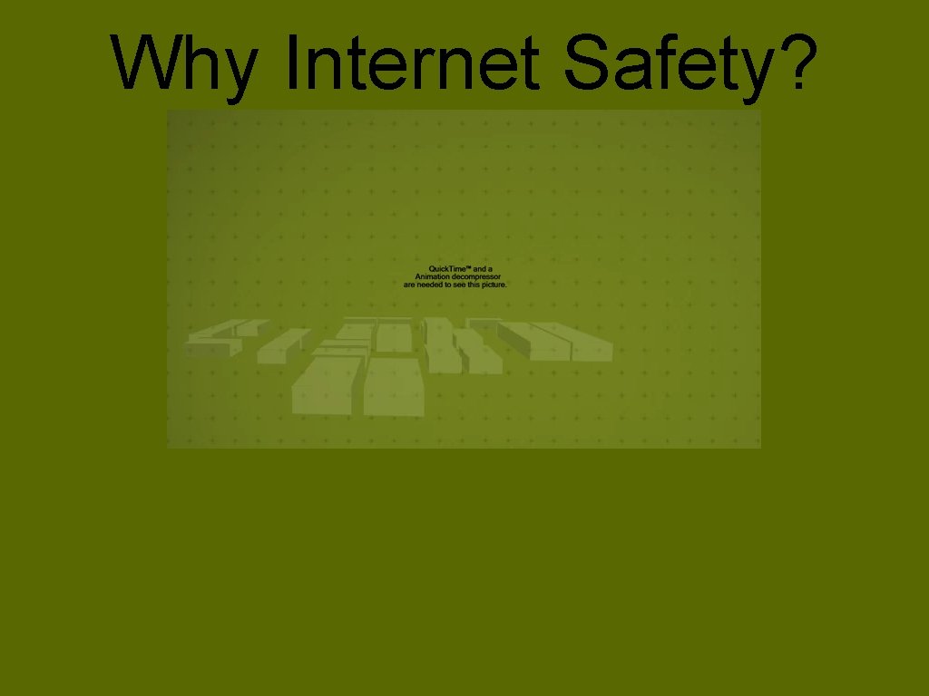 Why Internet Safety? 