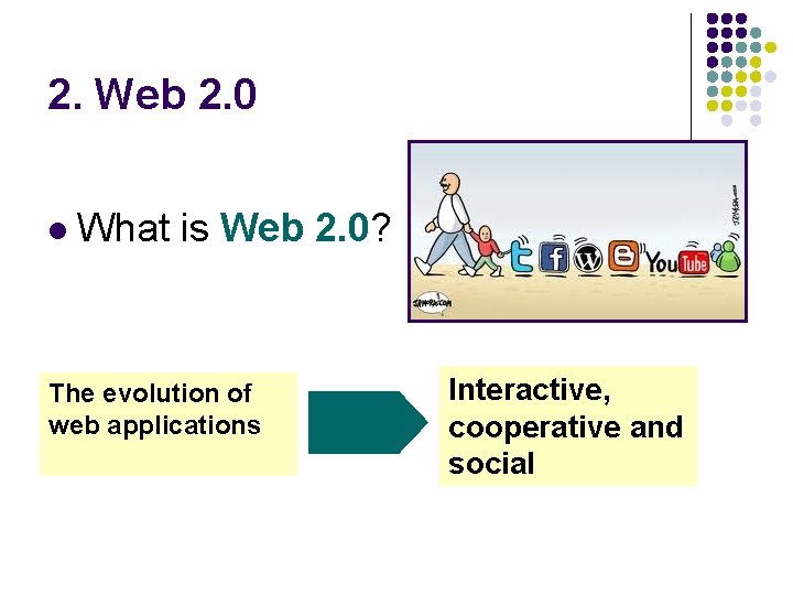 2. Web 2. 0 l What is Web 2. 0? The evolution of web 2. Web 2. 0 l What is Web 2. 0? The evolution of web