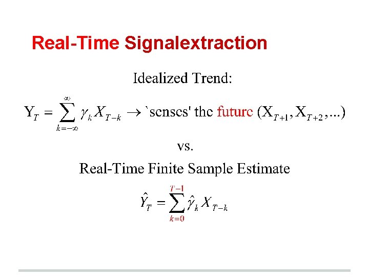 Real-Time Signalextraction 