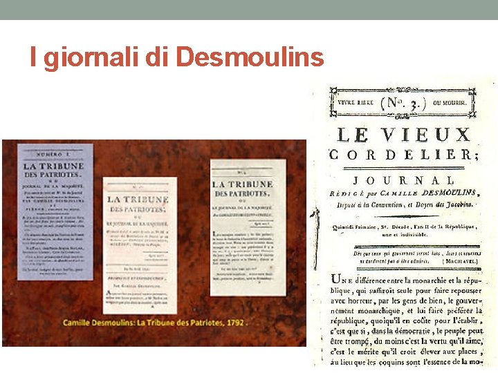 I giornali di Desmoulins 