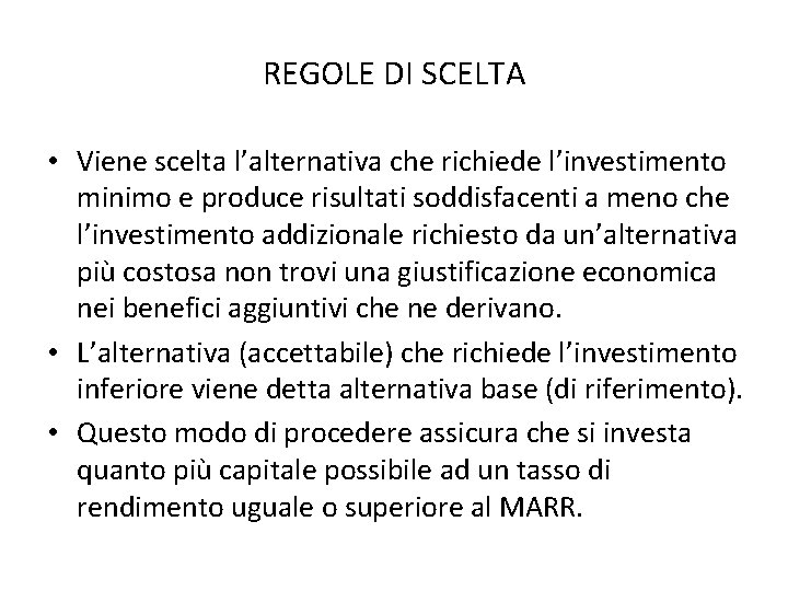 Problemi Di Scelta Tra Due Alternative