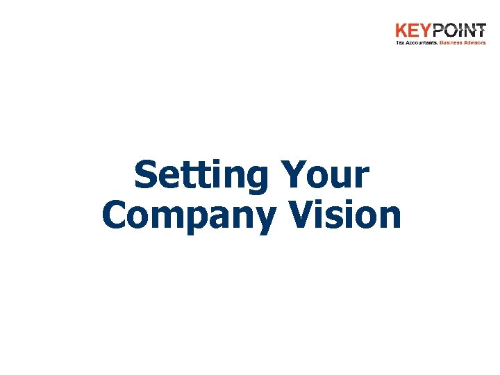 Setting Your Company Vision 