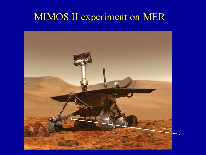 MIMOS II experiment on MER 