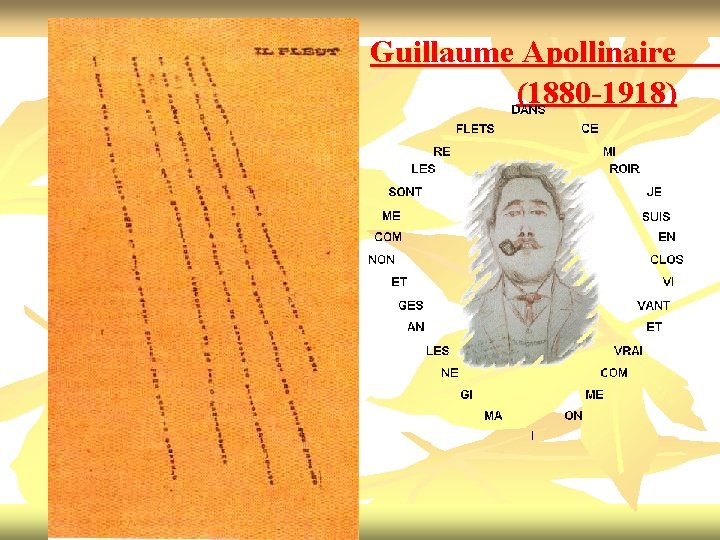  Guillaume Apollinaire (1880 -1918) 