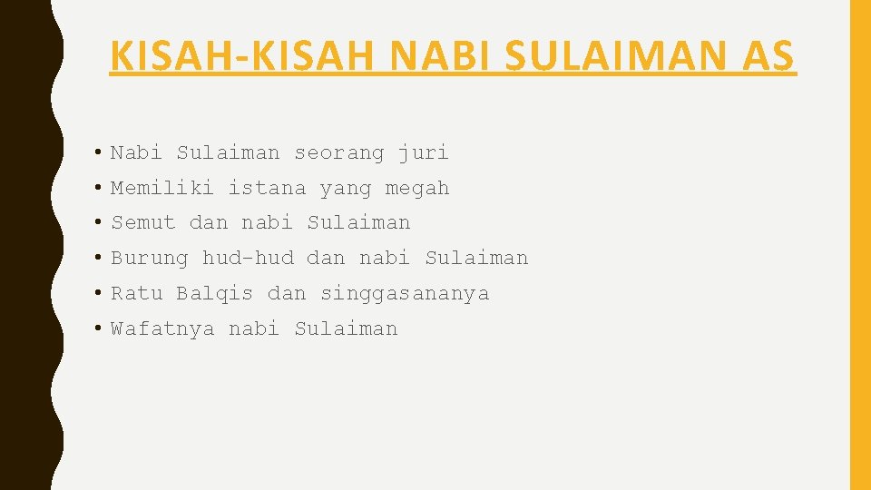 ASSALAMUALAIKUM WR WB THE KING OF PROPHET SULAIMAN