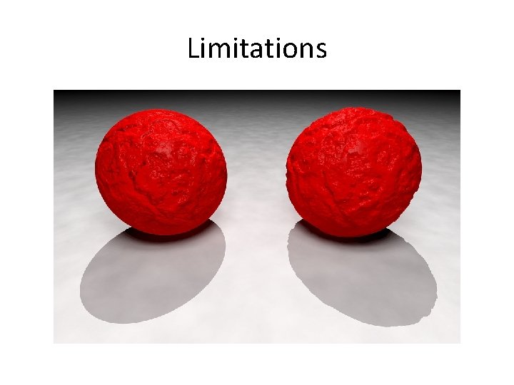 Limitations 