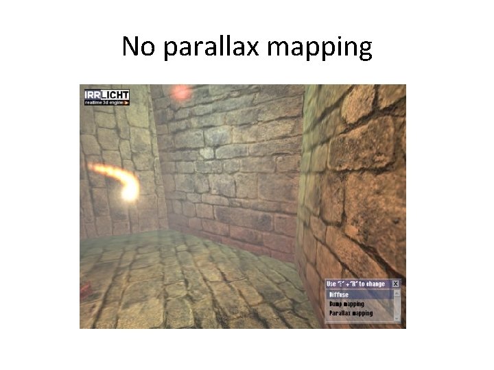No parallax mapping 