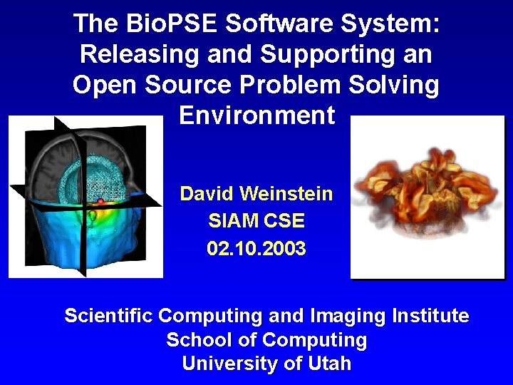 The Bio. PSE Software System: Releasing and Supporting an Open Source Problem Solving Environment