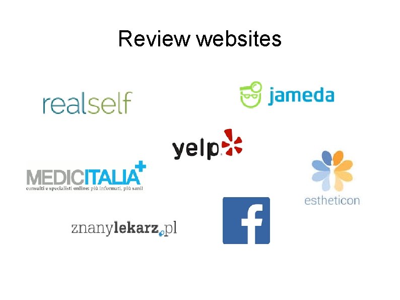 Review websites 
