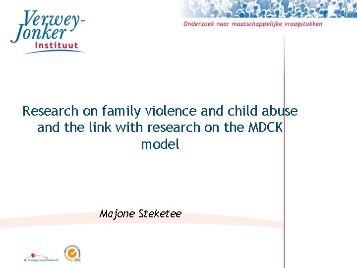 Research on family violence and child abuse and the link with research on the
