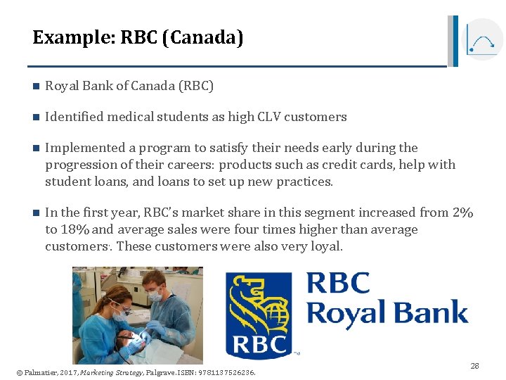 Example: RBC (Canada) n Royal Bank of Canada (RBC) n Identified medical students as Example: RBC (Canada) n Royal Bank of Canada (RBC) n Identified medical students as