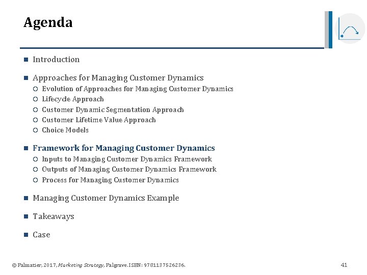 Agenda n Introduction n Approaches for Managing Customer Dynamics n Evolution of Approaches for Agenda n Introduction n Approaches for Managing Customer Dynamics n Evolution of Approaches for