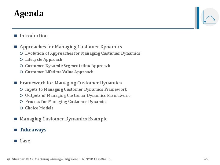 Agenda n Introduction n Approaches for Managing Customer Dynamics n Evolution of Approaches for Agenda n Introduction n Approaches for Managing Customer Dynamics n Evolution of Approaches for
