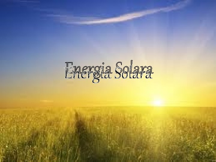 Energia Solara 