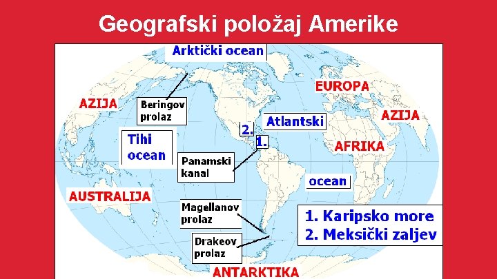 Geografski položaj Amerike 