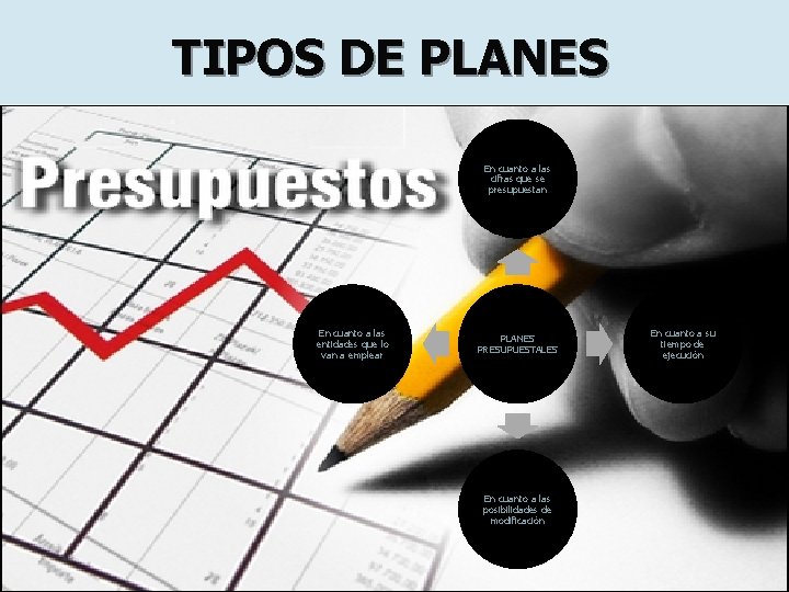 TIPOS DE PLANES En cuanto a las cifras que se presupuestan En cuanto a