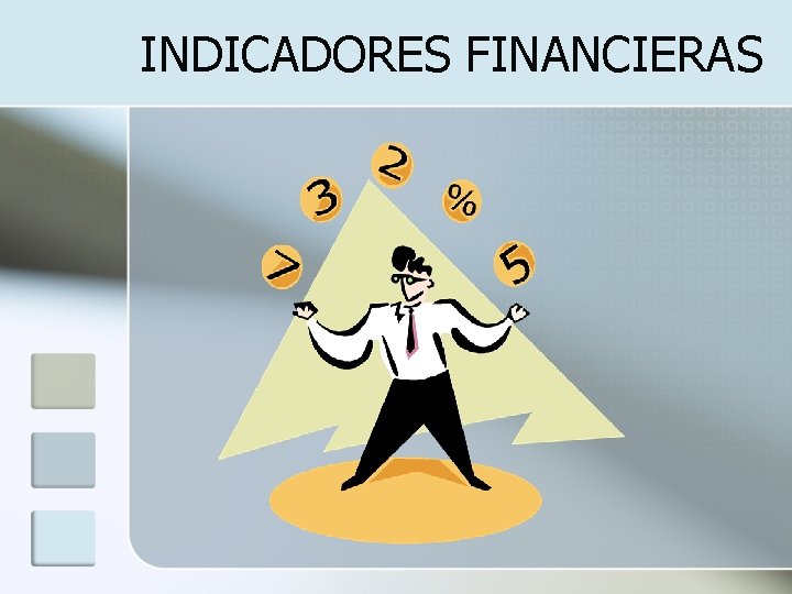 INDICADORES FINANCIERAS 
