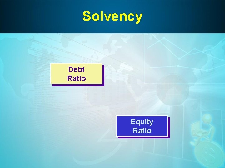Solvency Debt Ratio Equity Ratio 