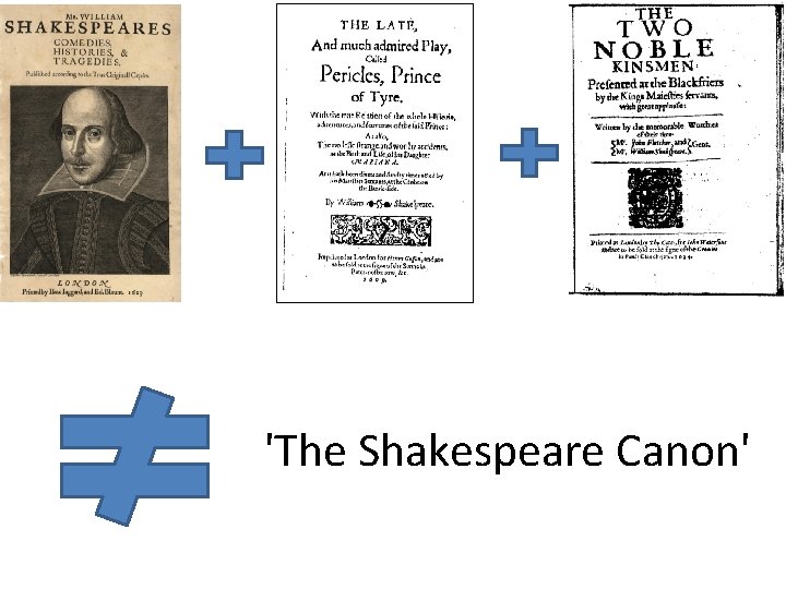 'The Shakespeare Canon' 