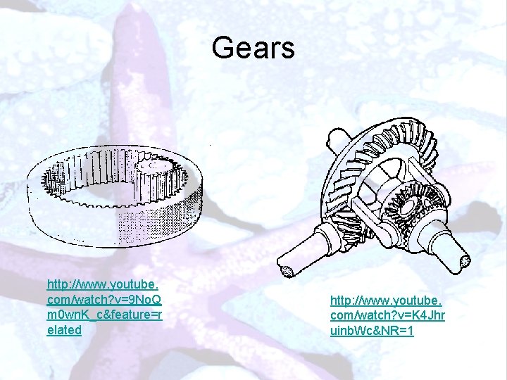 Gears http: //www. youtube. com/watch? v=9 No. Q m 0 wn. K_c&feature=r elated http: