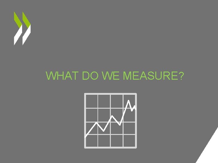 WHAT DO WE MEASURE? 