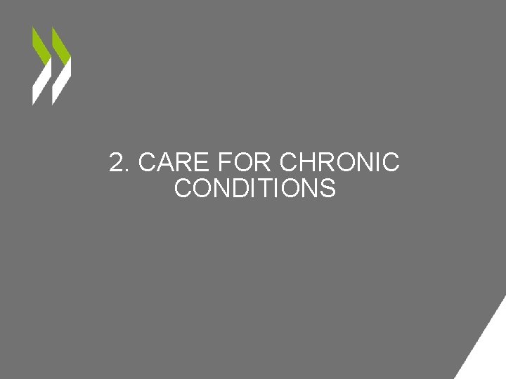 2. CARE FOR CHRONIC CONDITIONS 