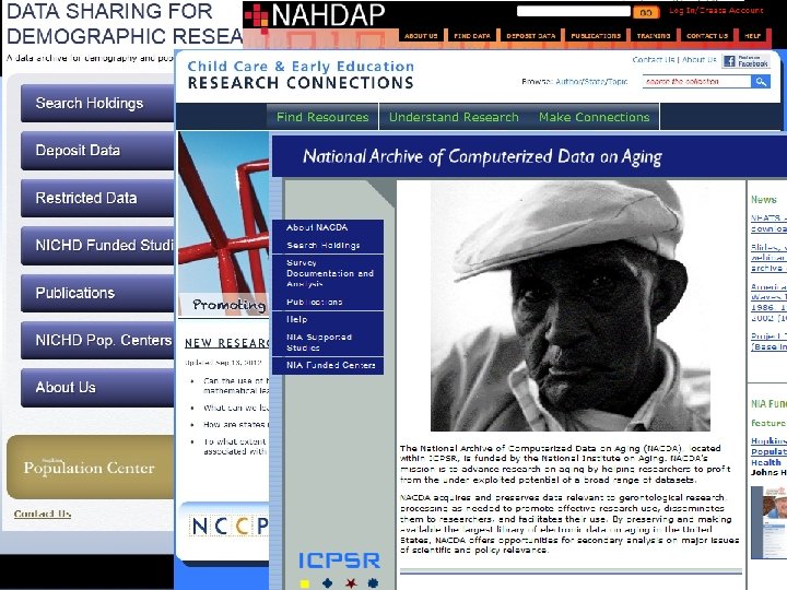 Sponsored Archives • • • Child Care and Early Education Research Connections Data Sharing