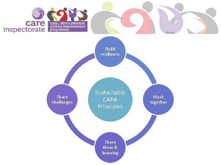 Build resilience Share challenges Sustainable CAPA Principles Share ideas & learning Work together 