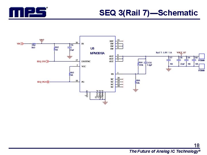 SEQ 3(Rail 7)---Schematic 18 The Future of Analog IC Technology® 