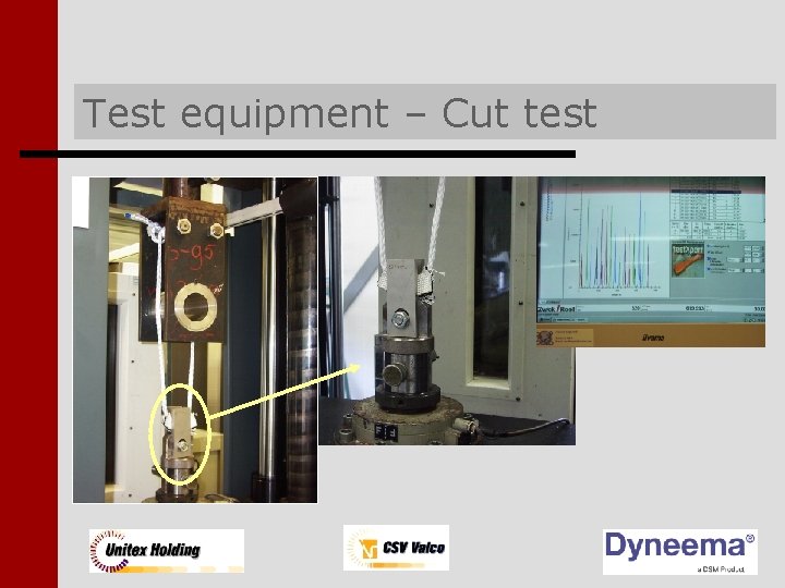 Test equipment – Cut test 