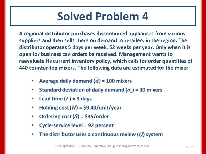 Solved Problem 4 A regional distributor purchases discontinued appliances from various suppliers and then