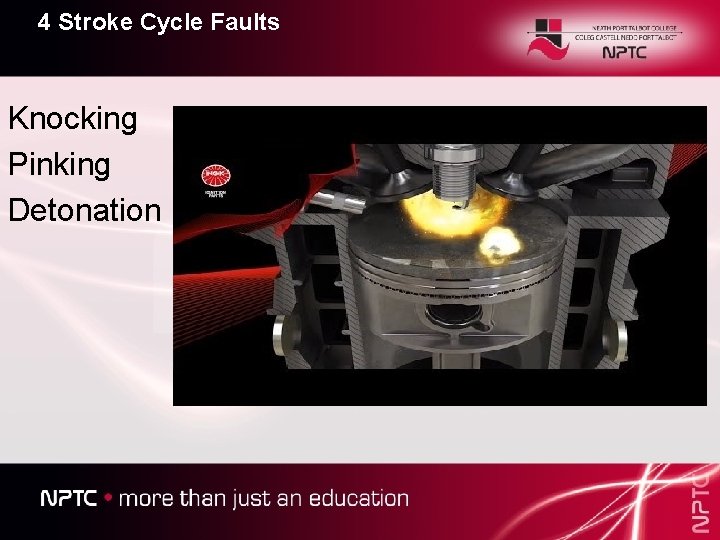 4 Stroke Cycle Faults Knocking Pinking Detonation 