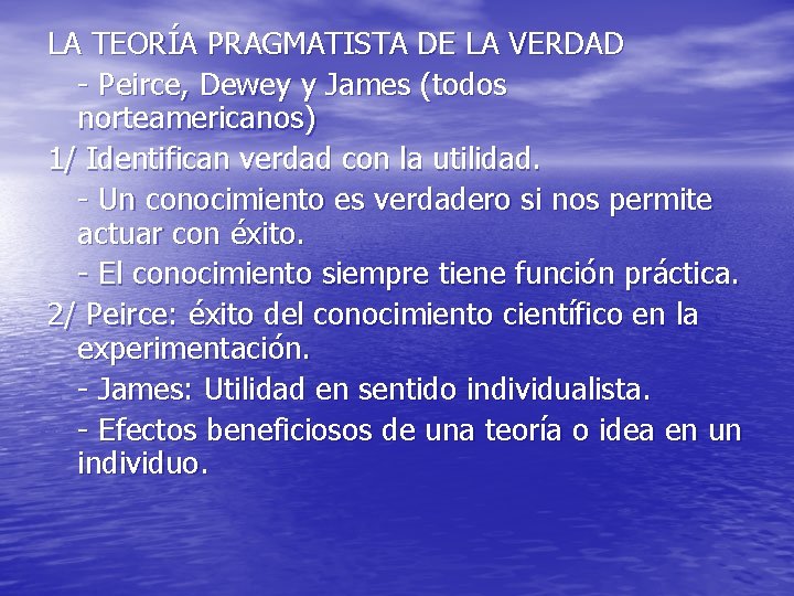 TEMA 4 LA VERDAD LOS LMITES DEL CONOCIMIENTO