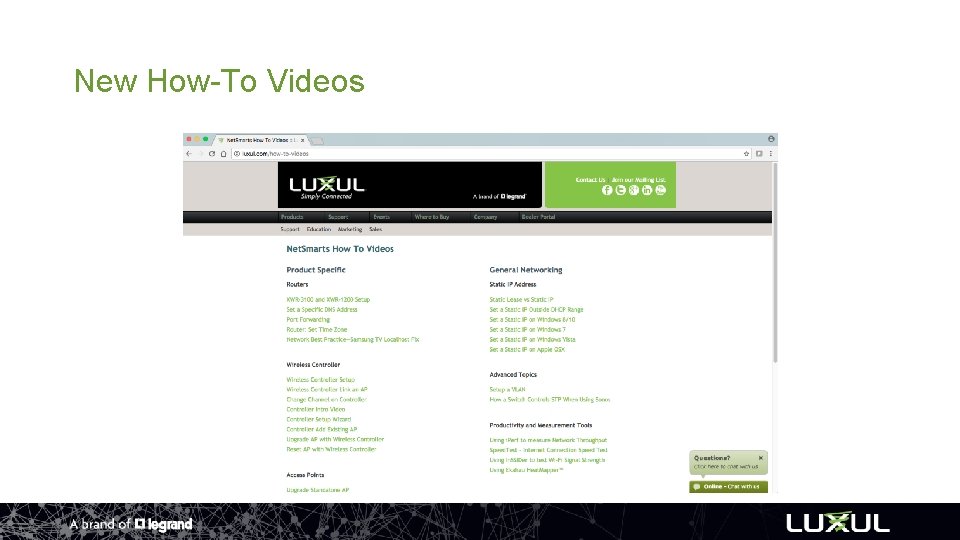 New How-To Videos 